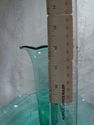 Teal Epergne, Victorian, Glass, Hand-Blown, Antiqu