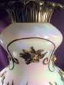 Lamp, Very Large Glass, Opalescent, Ormolu Overlay