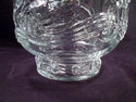 Fenton Art Glass Vase, Clear, Empress, Raised Figu