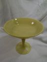 Compote, Rare Cambridge Opaque Primrose Color, Vin