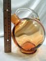 Decanter, Cambridge Tilt Ball, Labeled, Amber, Cle