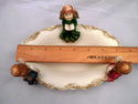 Nut, Candy Dish with Three Holiday Angels, Hand-Pa