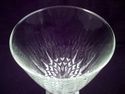 Set of Three French Crystal Water, Juice Goblets, 