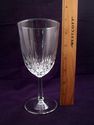 Set of Three French Crystal Water, Juice Goblets, 