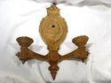 19th Century Brass Wall Sconce, Candleholder, Anti