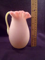 Cream Pitcher, Burmese Glass, Antique, Fluoresces