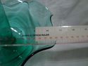 Teal Epergne, Victorian, Glass, Hand-Blown, Antiqu