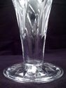 Two Cut Crystal Vases, 10 1/4" & 6" Height, Footed