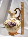 Antique Carlsbad/Karlsbad Porcelain Ewer, Floral, 