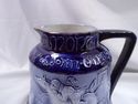 English Pitcher, Cobalt Blue Bell-Shaped, Divertin