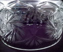 Large, Heavy, Exceptional Cut Crystal Bowl, Over 4