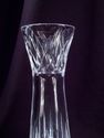 Vintage Cut Crystal Footed Vase "Architectural"