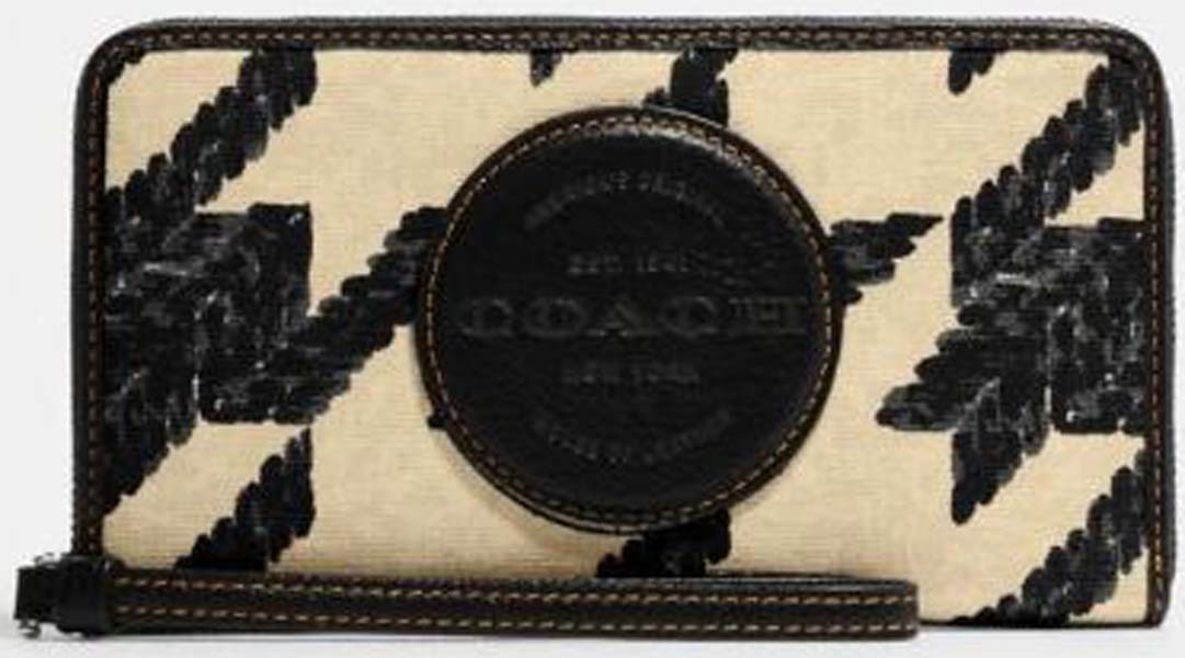 COACH デンプシーコーチロゴパッチフォンウォレット CK443 COACH デンプシーコーチロゴパッチフォンウォレット CK443 財布