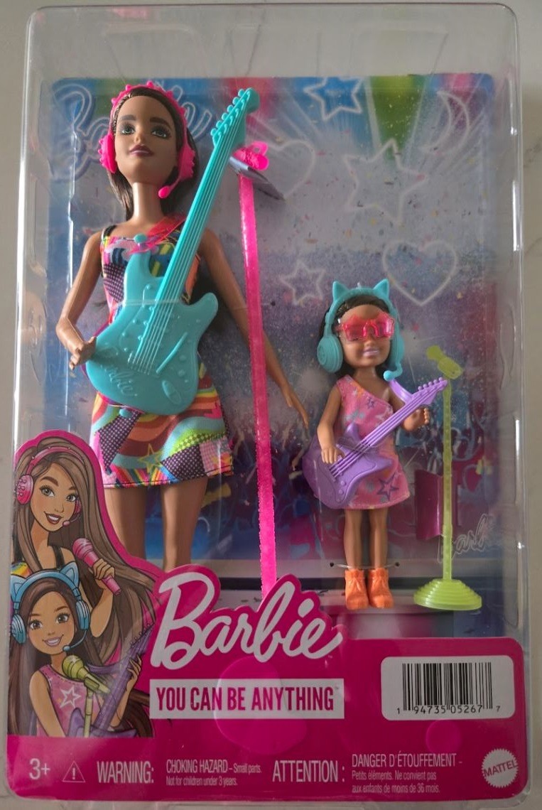 You Can Be Anything Pop Star Sisters Musician Guitar Barbie 