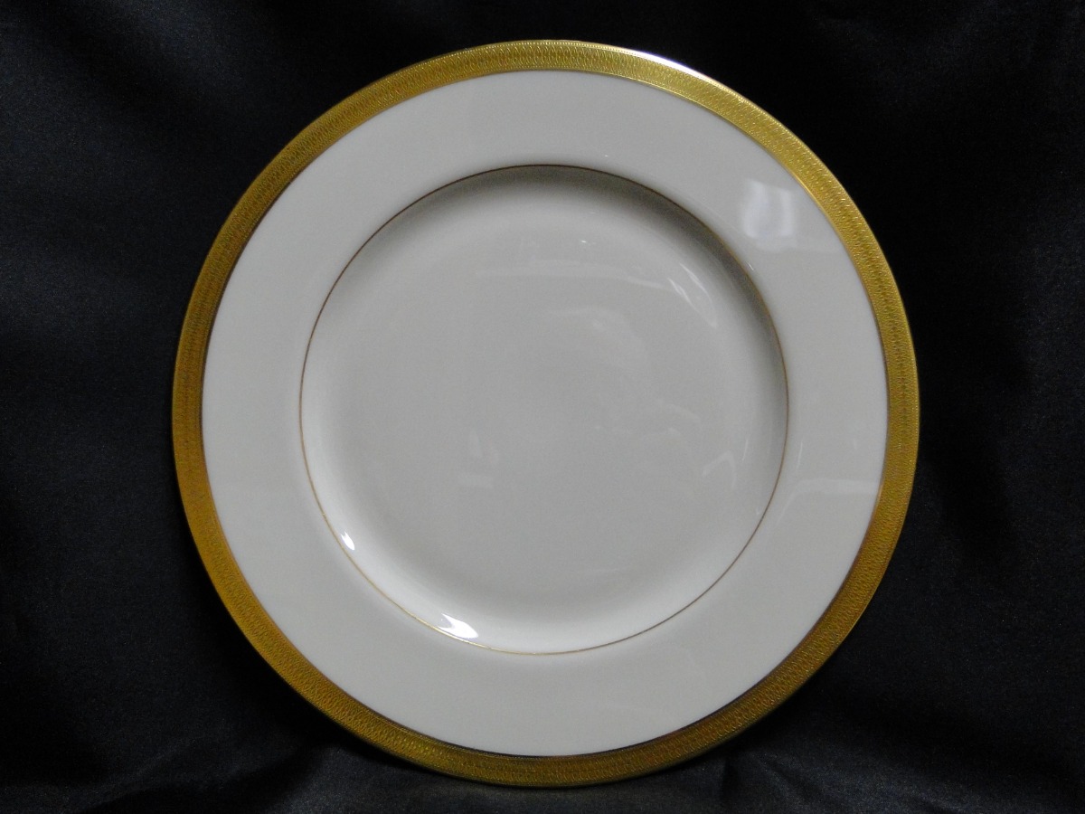 Lenox Lowell P-67 Gold Encrusted Band, Gold Backstamp: Dinner Plate (s ...