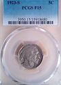 1923 S Buffalo Nickel PCGS F15