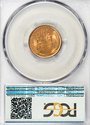 1933 D PCGS Graded MS66 Red Lincoln Wheat Cent 