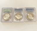 1882 O, 1885 O, 1880 S, Morgan Silver dollars PCGS