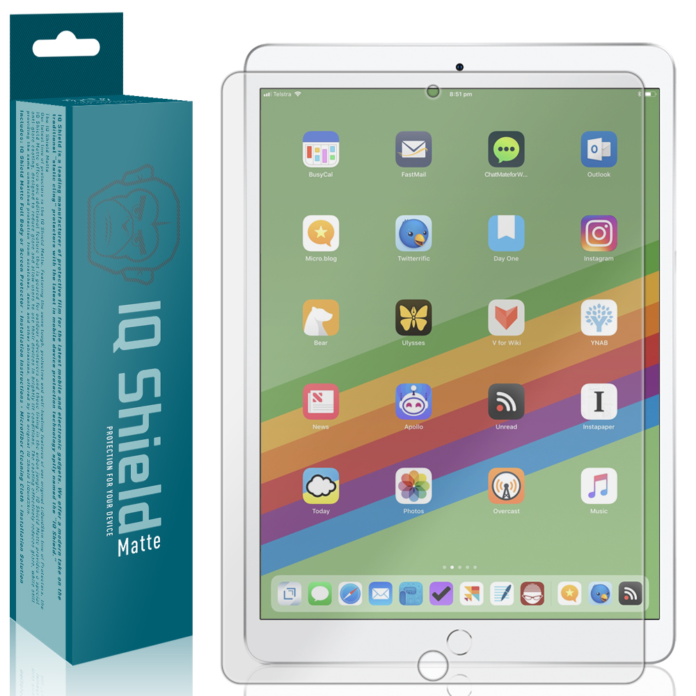 IQ Shield AntiGlare Screen Protector for Apple iPad Air 2019, iPad Air