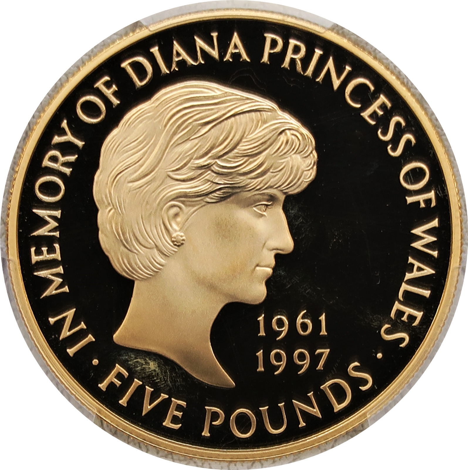 1999 Great Britain Diana Gold Coin Pcgs Pr67dcam Proof Deep Cameo S L6