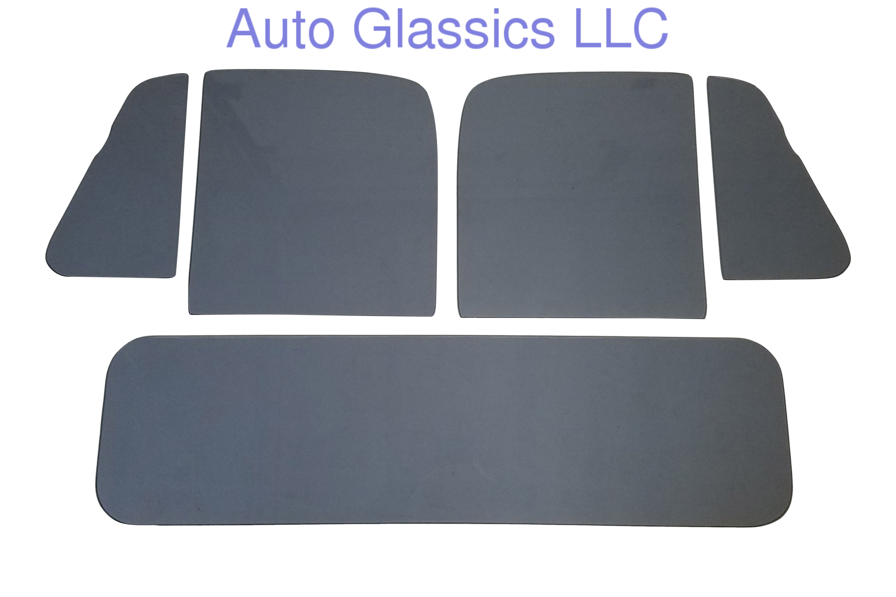 Auto City Classic Front Windshield Glass For 1969-1975 International Pickup / Travelall – Green Tint, Laminated, No Brackets