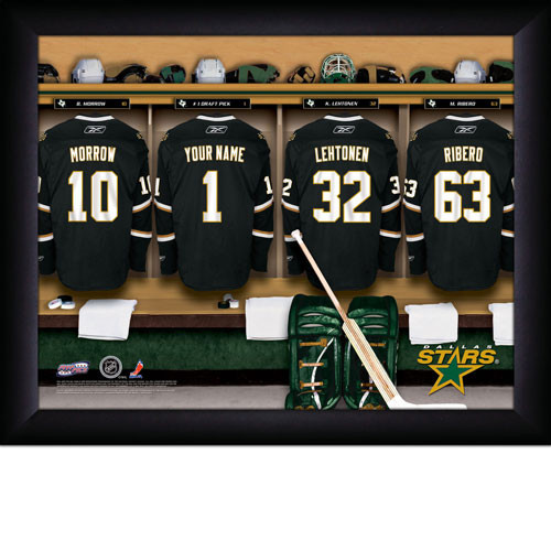 Details About Dallas Stars Team Locker Room Personalized Print Unique Gifts Nhl