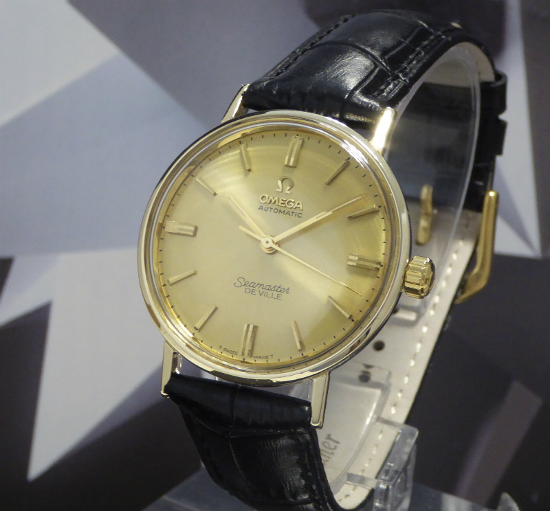 Vintage 1965 Men's Omega Seamaster DeVille Automatic Wristwatch 1 Year ...