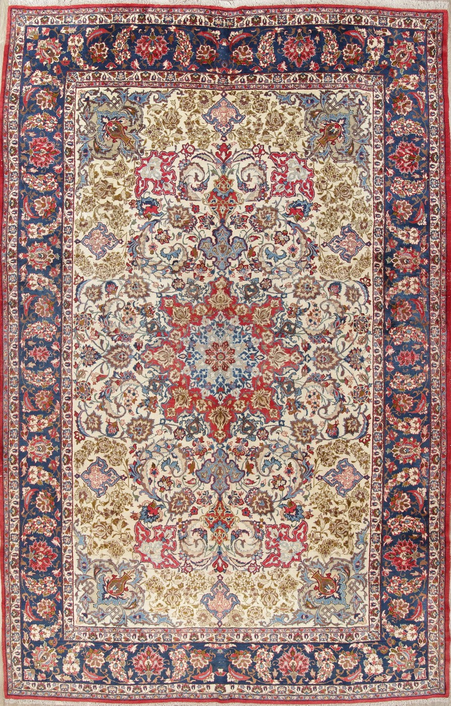 Palace Size Old Traditional Rug Handmade Wool Oriental Dinning Room