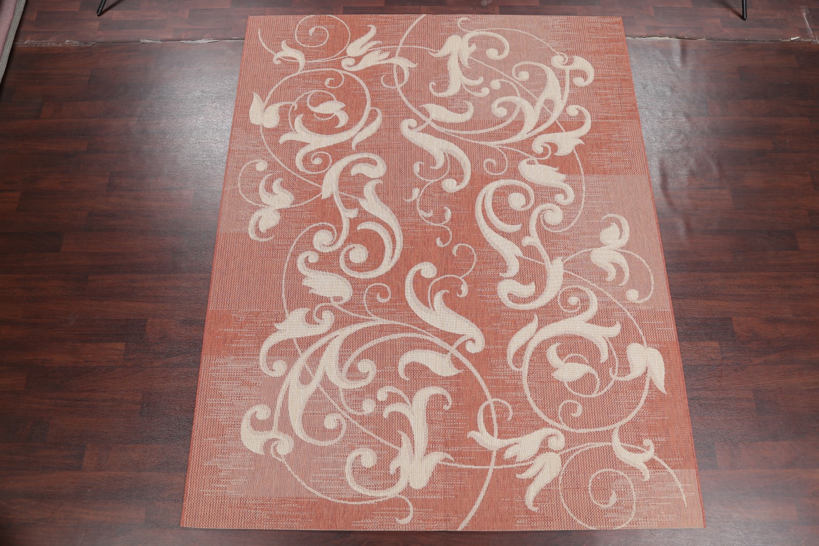 New Decorative Floral 8x10 Belgium Oriental Indoor/Outdoor Area Rug Red