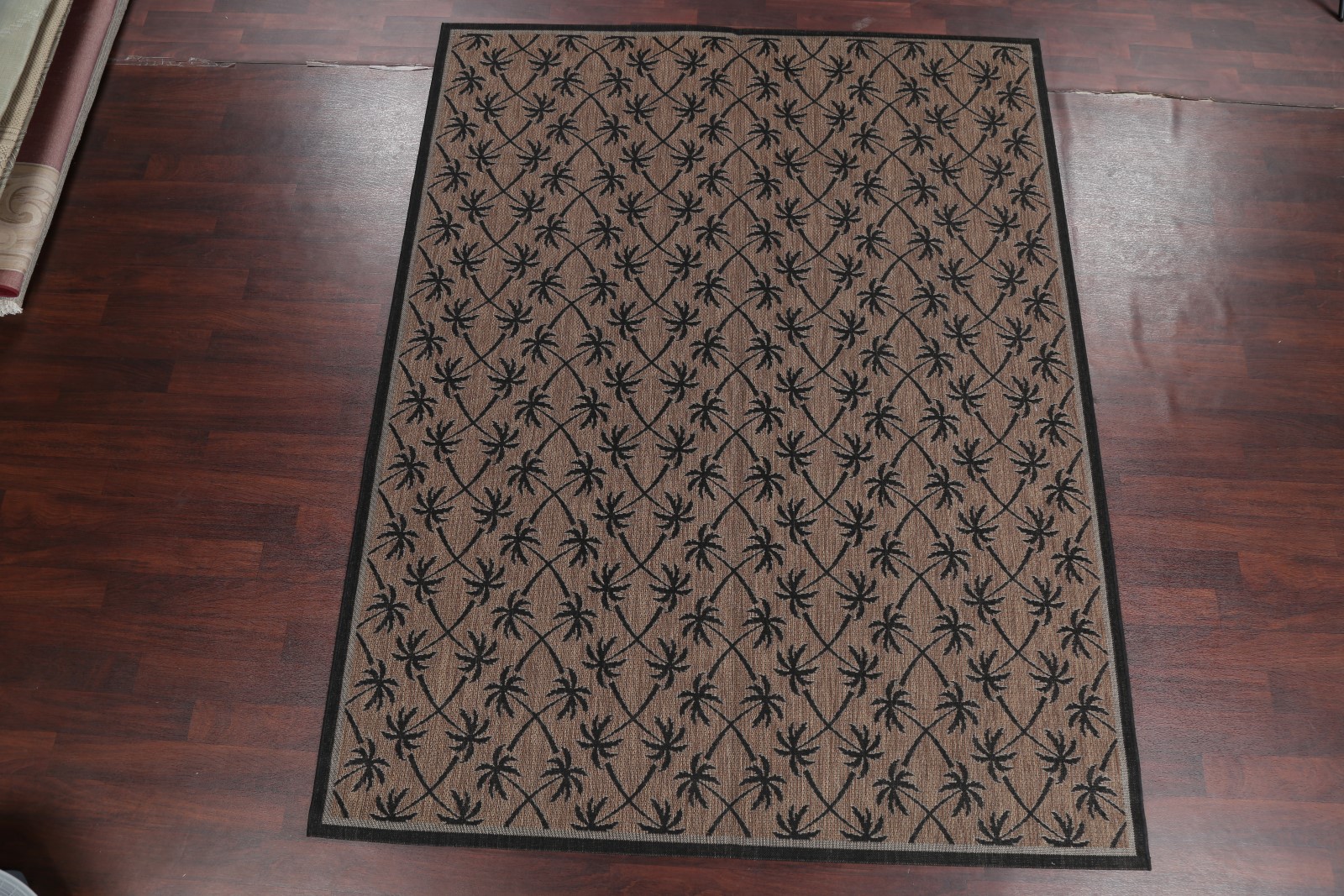 New Beautiful Floral 8x10 Belgium Indoor / Outdoor Oriental Area Rug