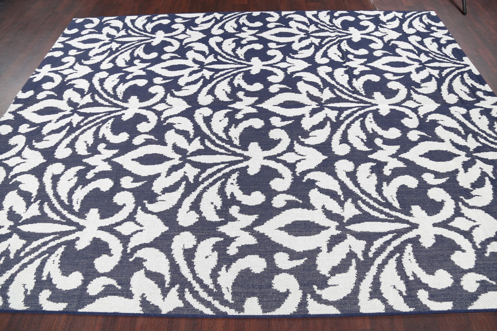 Elegant All Over Floral 8x10 Belgium Indoor / Outdoor Oriental Area Rug