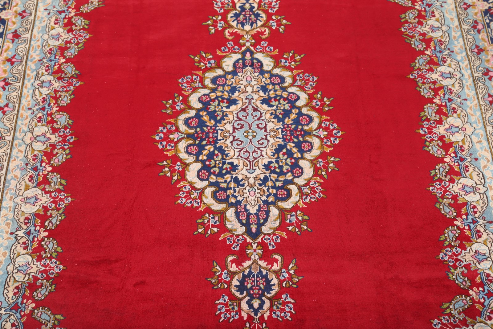Rug Decorative 10x14 Wool Kirman Oriental Area Rug RED 13' 7 x 9' 10 eBay