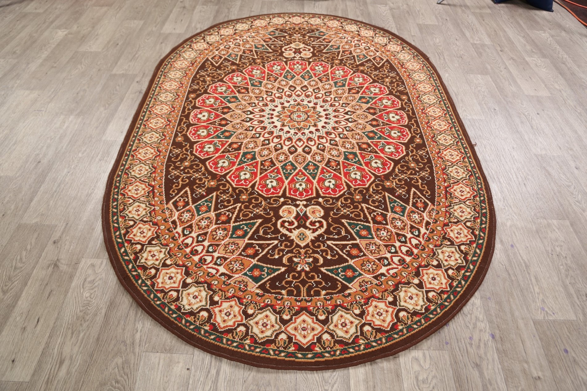 Traditional Geometric Aubusson Turkish Oriental Area Rug Kitchen Carpet