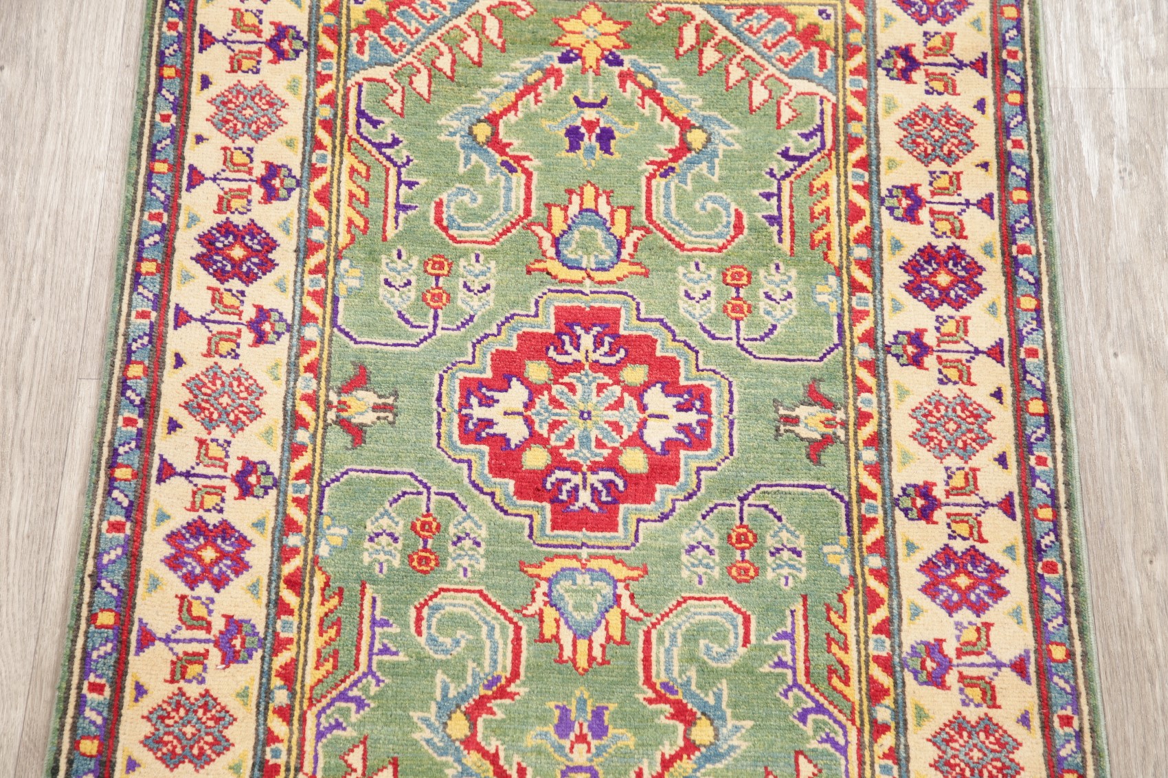 Wool 3x4 Oriental Kazak Area Rug NEW Geometric Pakistani HandKnotted Carpet eBay