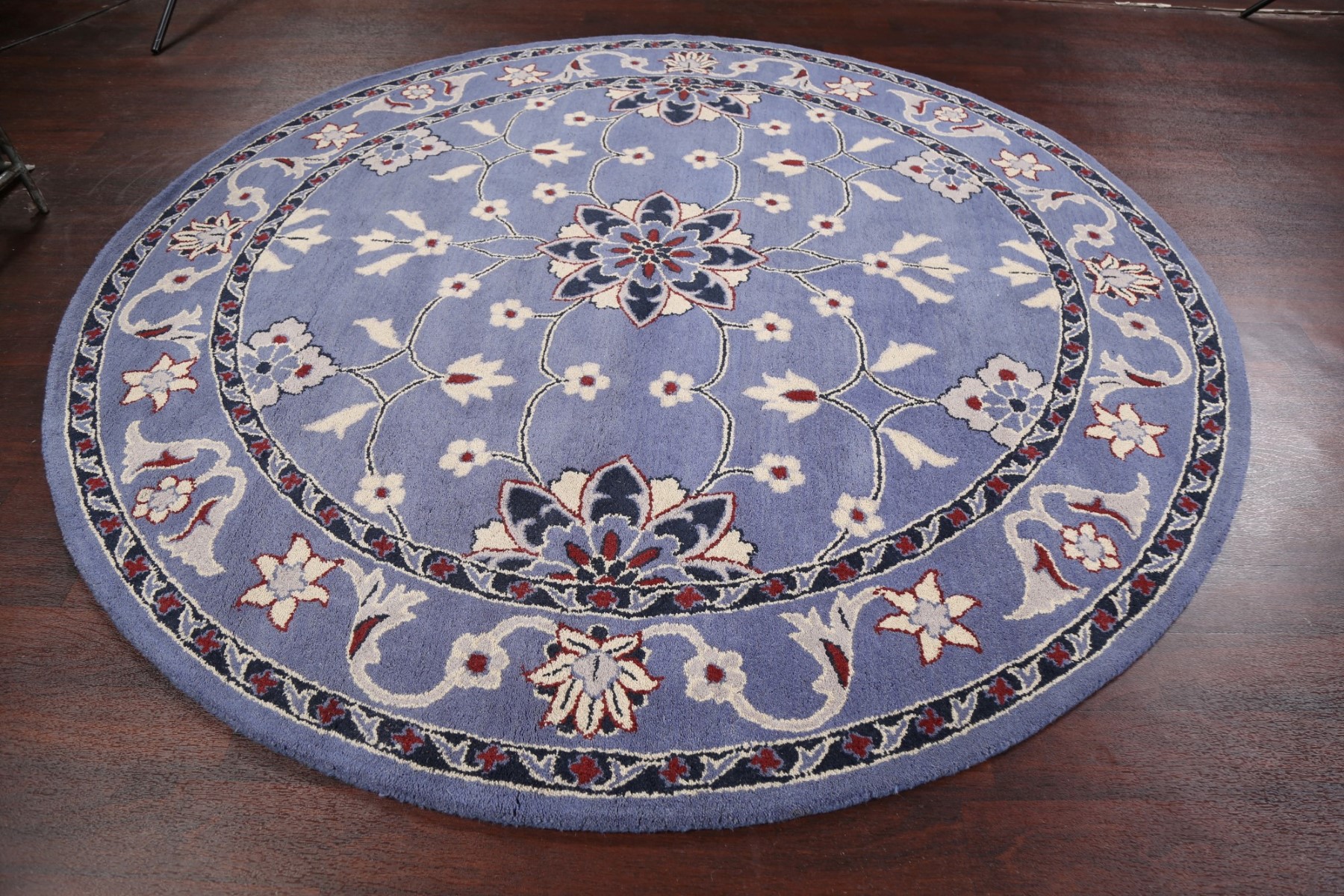 Floral Oriental Hand-Tufted Traditional Area Rug Wool Living Room