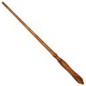 15" Hand Carved Mahogany Wood Blossom Magic Wand