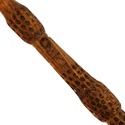 16" Hand Carved Mahogany Wood Elder Magic Wand