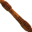 16" Hand Carved Mahogany Wood Elder Magic Wand