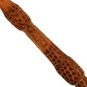 16" Hand Carved Mahogany Wood Elder Magic Wand