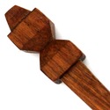 15" Hand Carved Mahogany Wood Credence Magic Wand