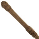 14" Legacy Stalk Hand Carved Mahogany Wood Magic W