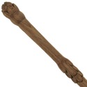 14" Legacy Stalk Hand Carved Mahogany Wood Magic W