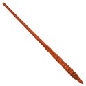 14" Hand Carved Raven Mahogany Wood Magic Wand