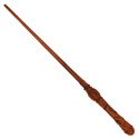 14" Hand Carved Hufflepuff Mahogany Wood Magic Wan