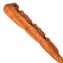 14" Hand Carved Dark Arts Mahogany Wood Magic Wand