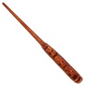 14" Hand Carved Dark Arts Mahogany Wood Magic Wand