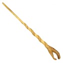 14.5" Hand Carved Almond Wood Serpent Magic Wand