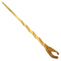 14.5" Hand Carved Almond Wood Serpent Magic Wand