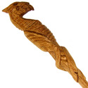 14.5" Hand Carved Thestral Almond Wood Magic Wand