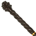 16" Hand Carved Almond Wood Moody Magic Wand